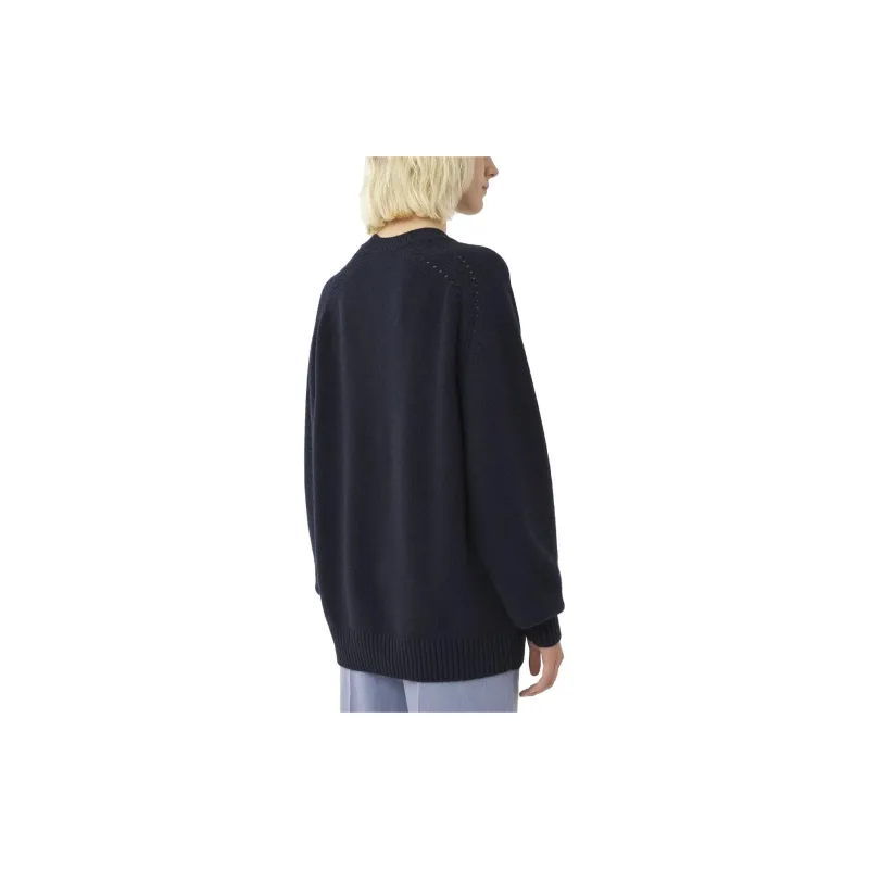 Chloé Marcie plaque Cashmere Blend Jumper-2
