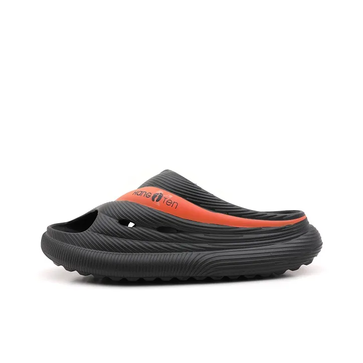 HANG TEN Slide Slippers Men Khaki/Black Orange/White Green/Black/Black Green-6