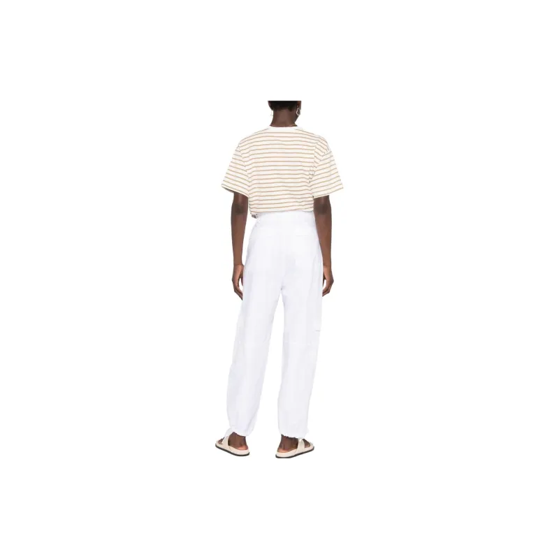 TOTEME High-waisted Tapered Cargo Trousers-2