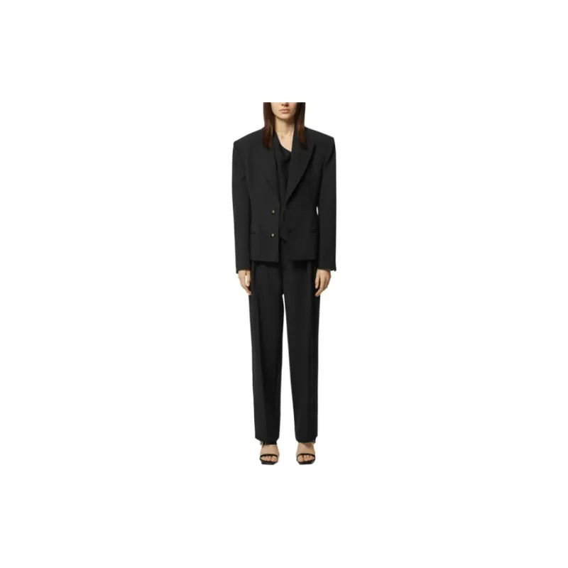 VERSACE JEANS COUTURE Wide leg Pleated Trousers-1
