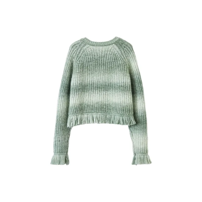 XIANGYING Knitwear Women's Green-1
