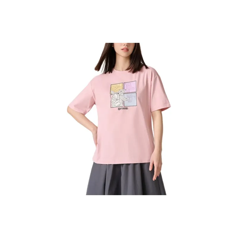 OUTDOOR PRODUCTS T Shirts Women's Light Pink-1