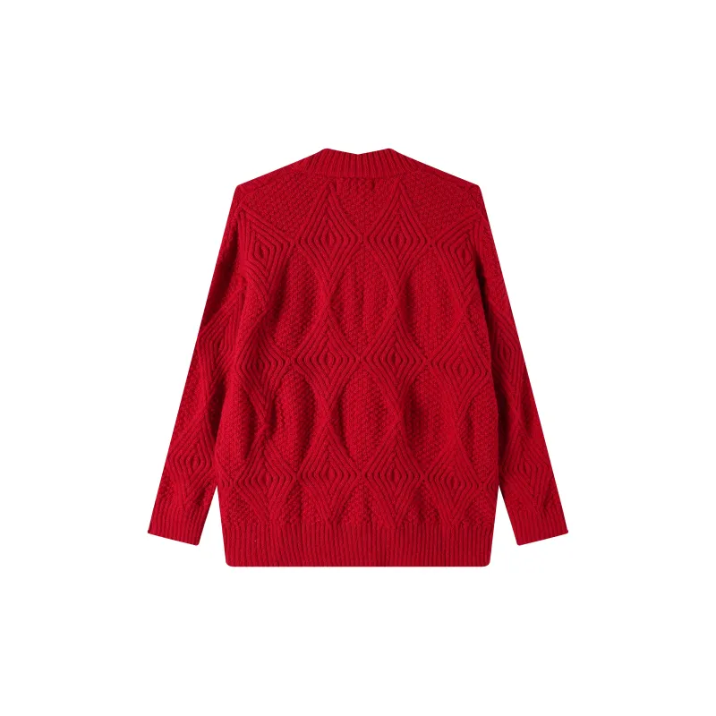 Adeworn Knitwear Women's Red-1