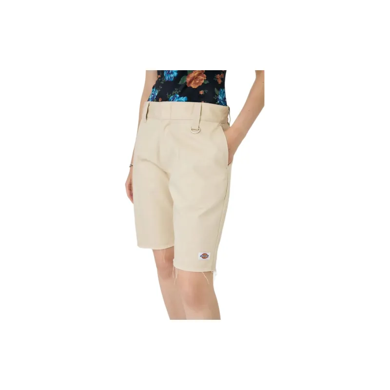 Moussy X Dickies MOUSSY Collaboration Casual Shorts Women's Khaki-1
