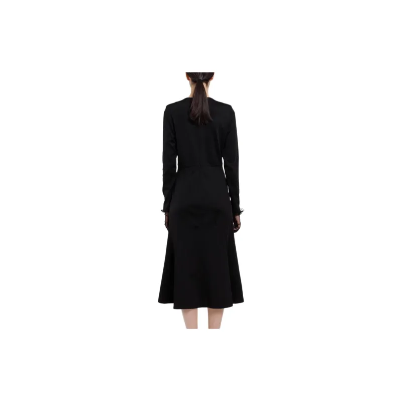 BESIONIA SS22 Long Sleeved Dresses Women's Black-2