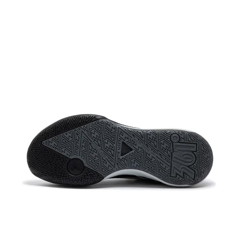 361° Big3 Team Non slip Support Low Top Basketball Shoes Men's Black Gray-4
