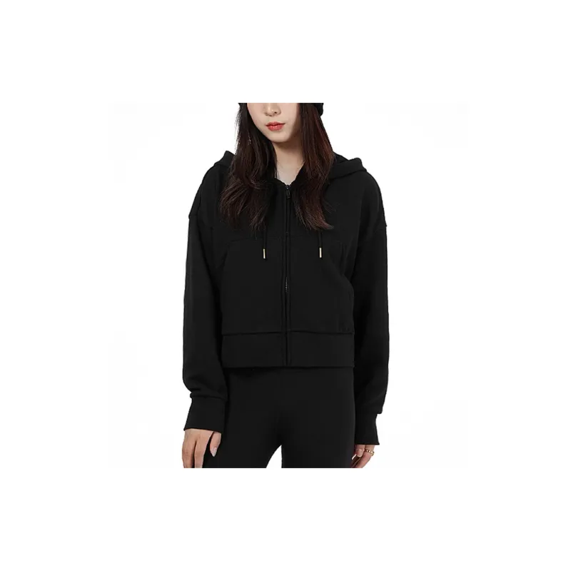 PUMA Cropped Coats Women's Black-4