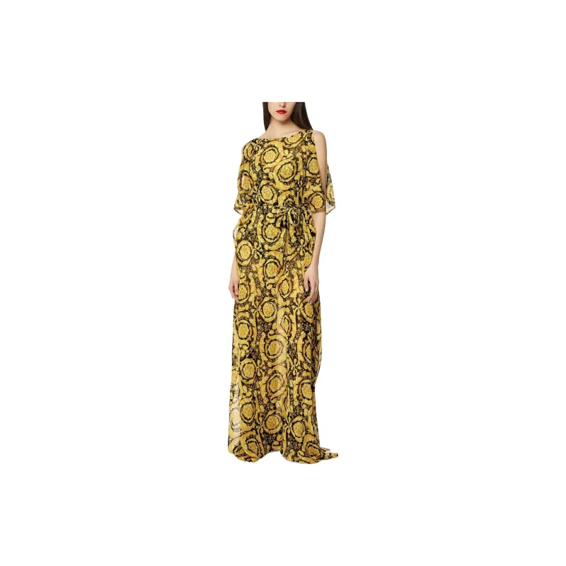 FANSIZHE SS22 Short Sleeved Dress Women's Yellow-1