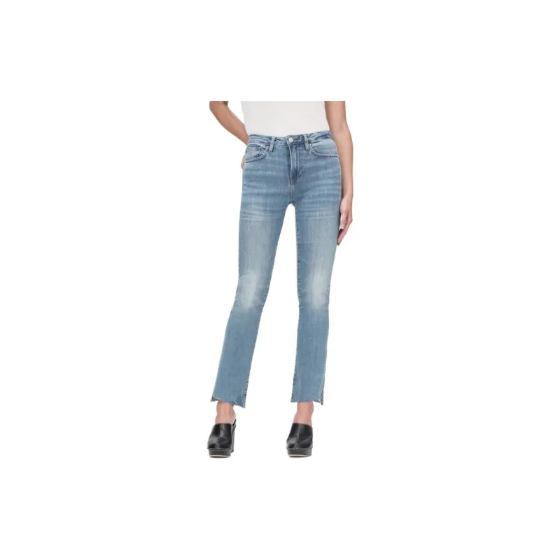 FRAME Whiskering effect Bootcut Jeans-4