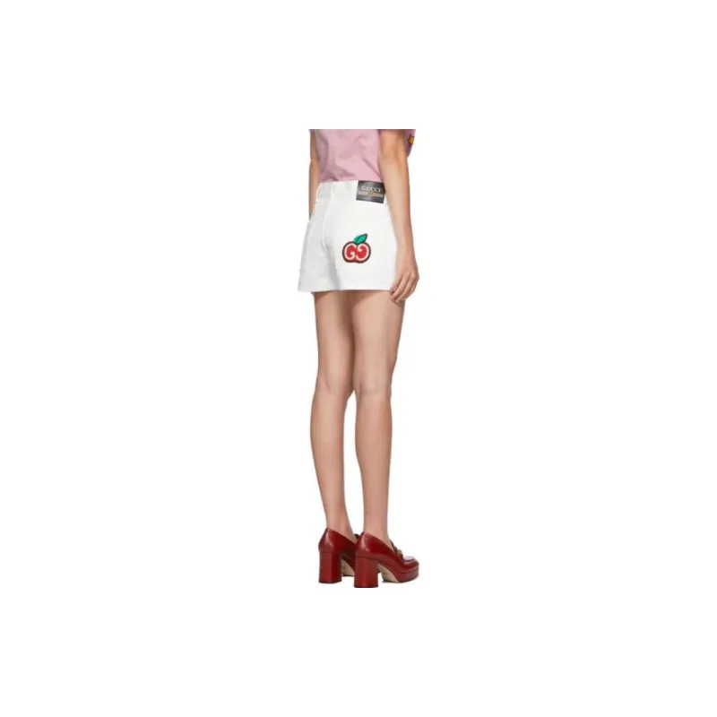 GUCCI Casual Shorts Women's White-3