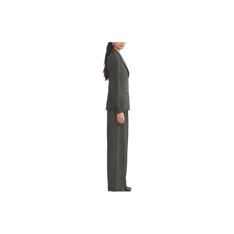 ARITZIA FW24 Babaton Intelligence Blazer Business Suit Women's Heather Charcoal/Stone Phoebe Zhennan Charcoal-4