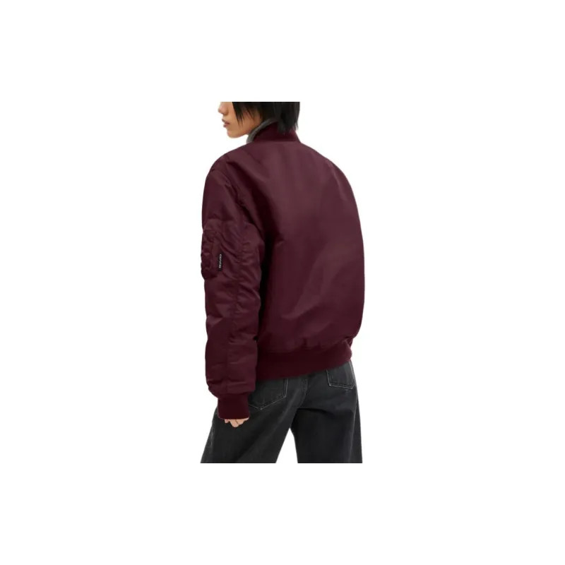 COACH SS24 Jackets Coats Women's Burgundy-2