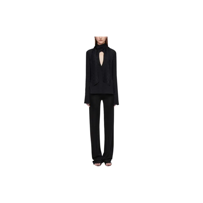 Ferragamo Gancini jacquard Silk Blouse-1