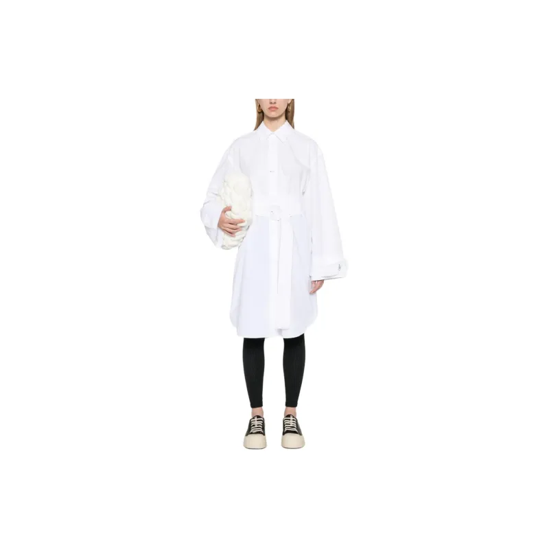 JW Anderson Double Wrap Belted Shirt Dress-1