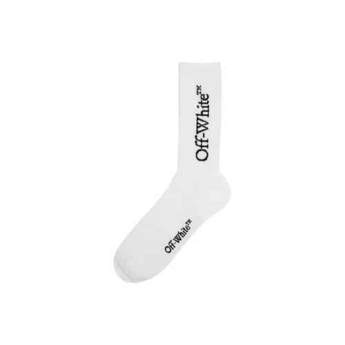 OFF WHITE Bookish Logo Detailed Socks