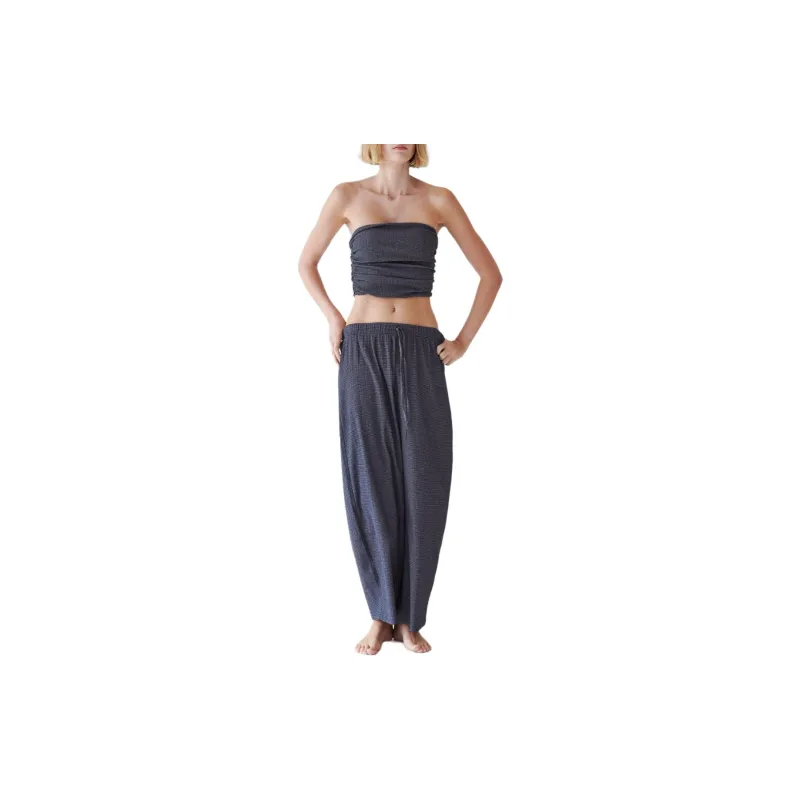 ZARA Strapless Top Women's Indigo-2