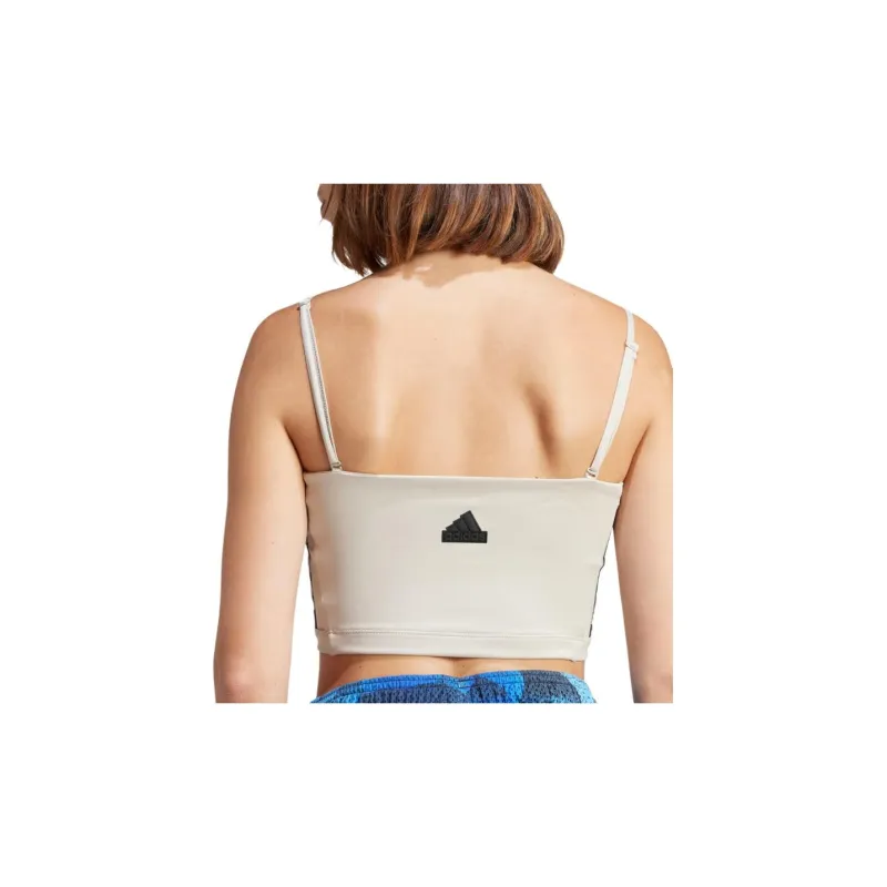 Adidas TIRO SUMMER TUBE TOP WITH DETACHABLE STRAPS Sport Vests Women's Gray White-3