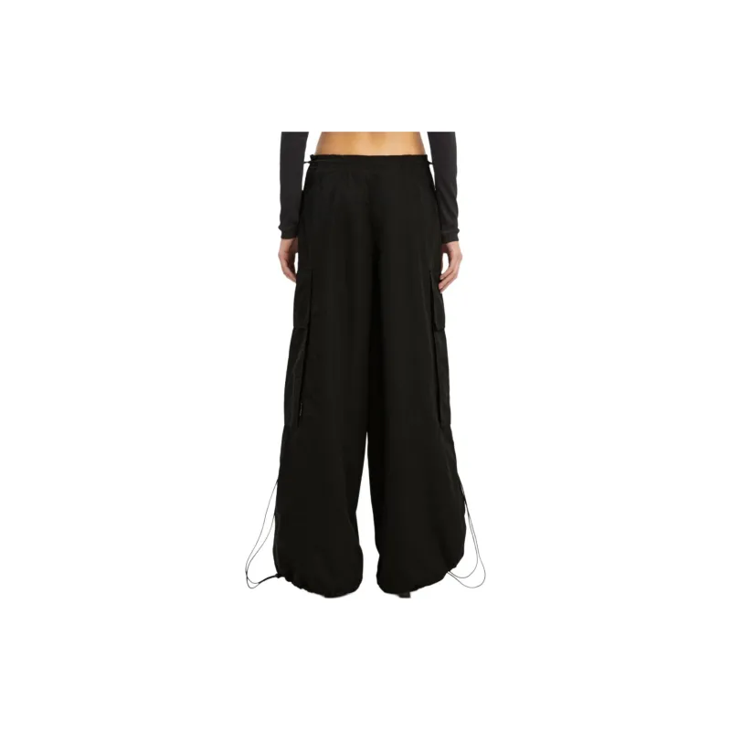 PALM ANGELS Drawstring Hem Wide Leg Trousers-3