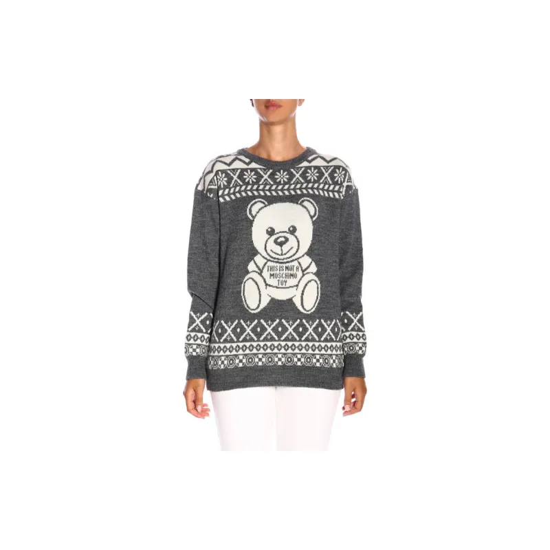MOSCHINO Sweaters Women's Gray-3