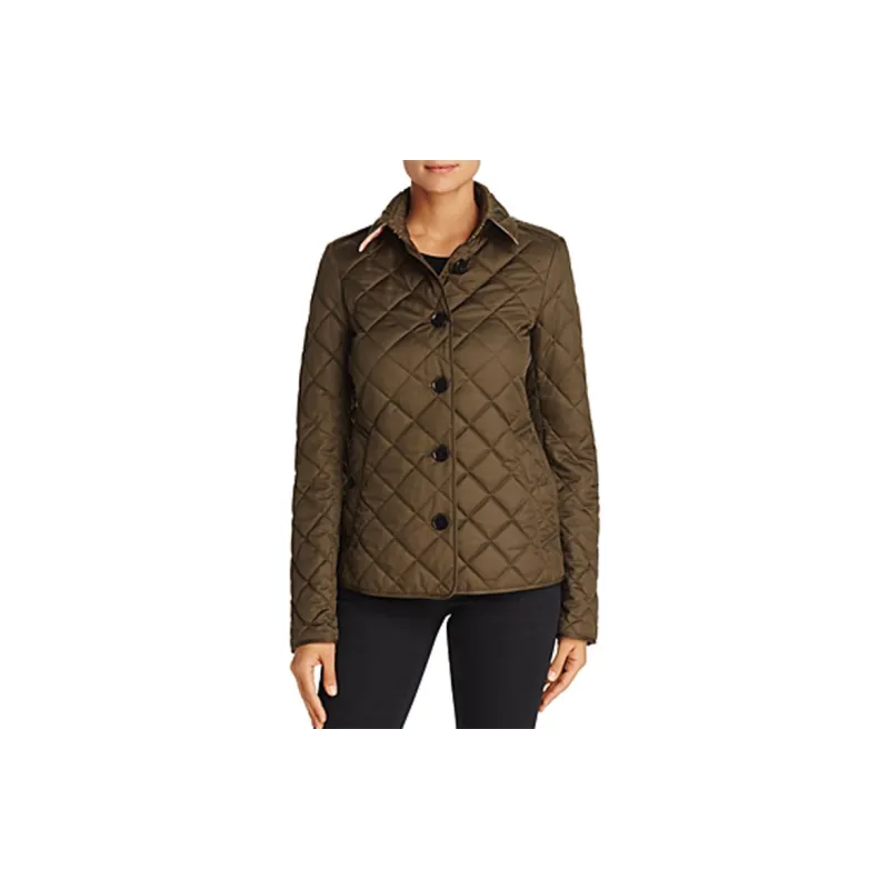 Burberry Puffer Jacket Women's Olive Green-1