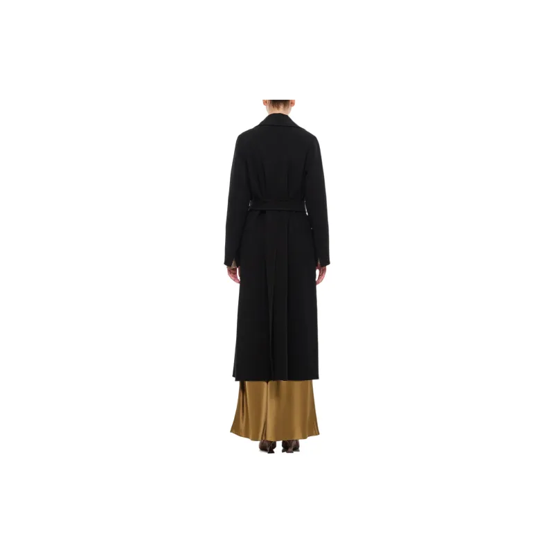 'S MAX MARA Belted Long-Sleeved Coat-3
