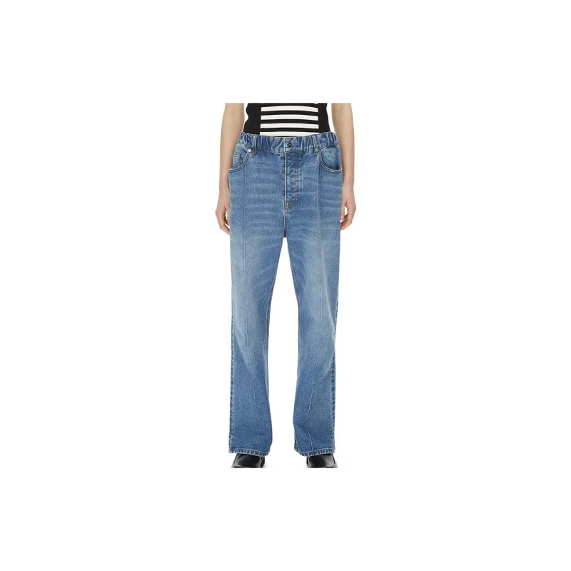 IMMI SS22 Wide Leg Jeans Spring And Summer Women's Blue-2