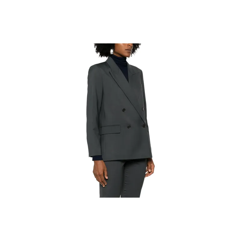 JOSEPH SS24 Business Suits Coats Women's Stone Gray-3
