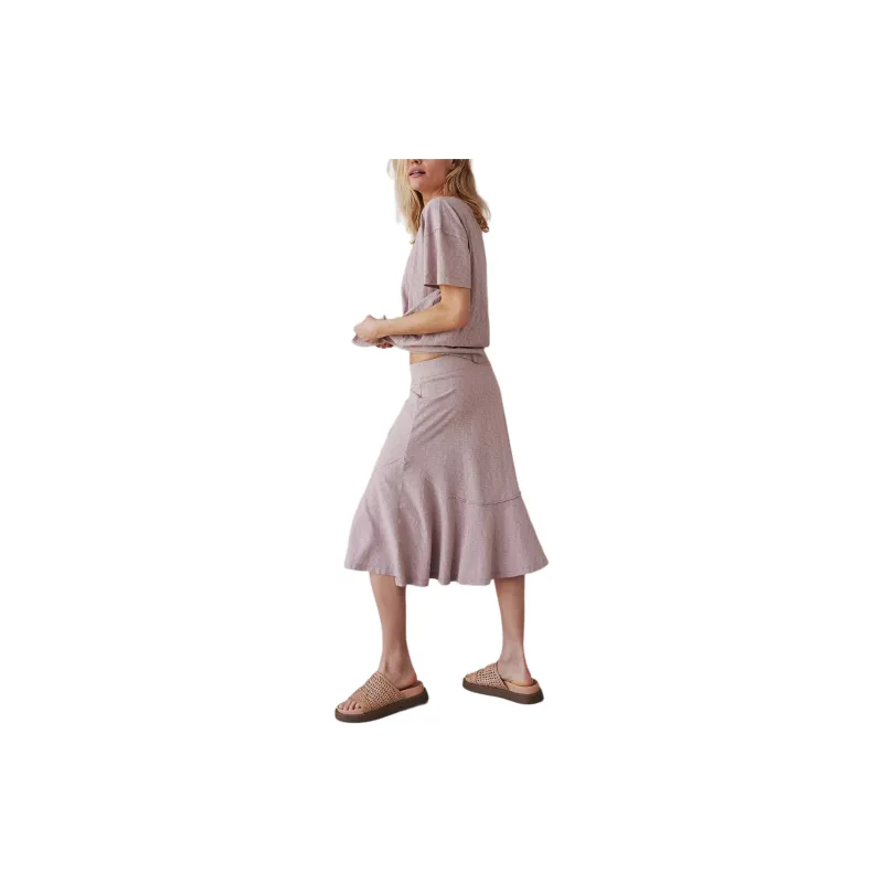 FREE PEOPLE Charmaine Skirt Set Skirt Set Women's Winter Bloom-1