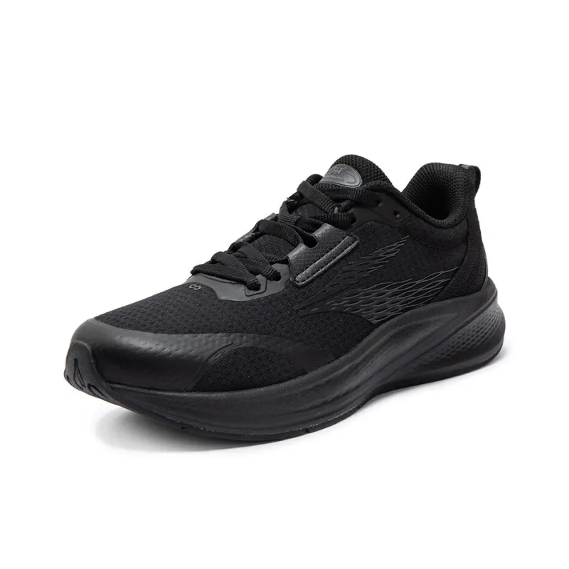 361° Flying Wing Cushioning Wear Resistant Low Top Casual Running Shoes Women's Obsidian Black-1
