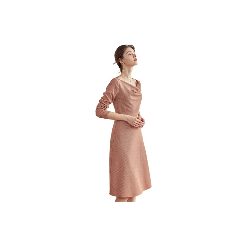 ROEYSHOUSE Long Sleeved Dresses Women's Plaid-3