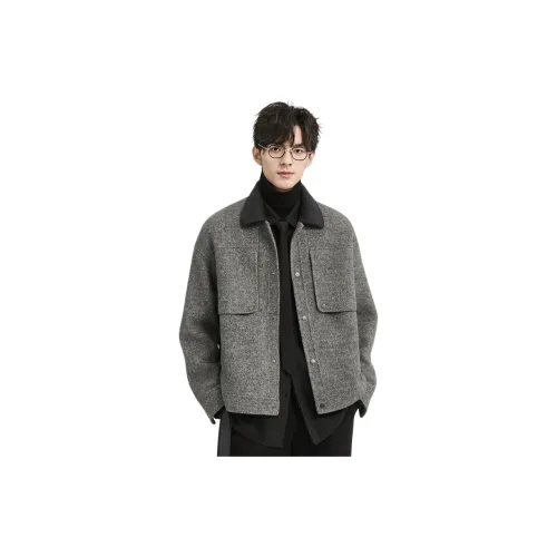 EARL JOEL Jackets Men Starry Gray