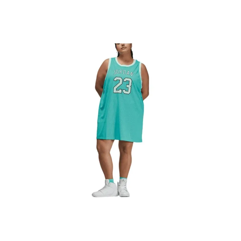 Jordan Sleeveless Dresses Women's Green-2