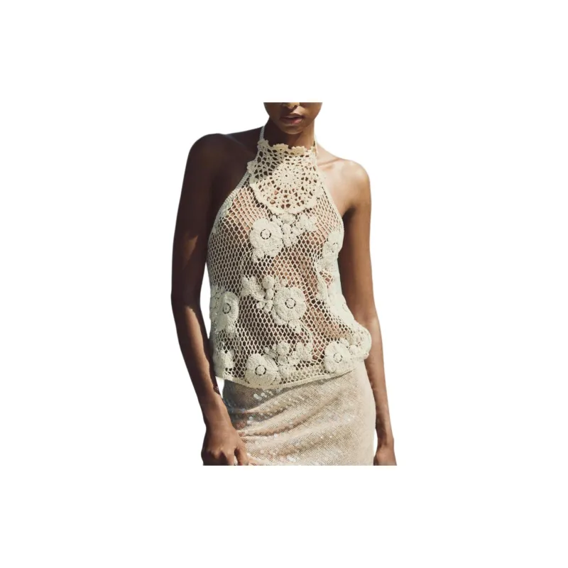 ZARA Camisole Women's Raw White-2