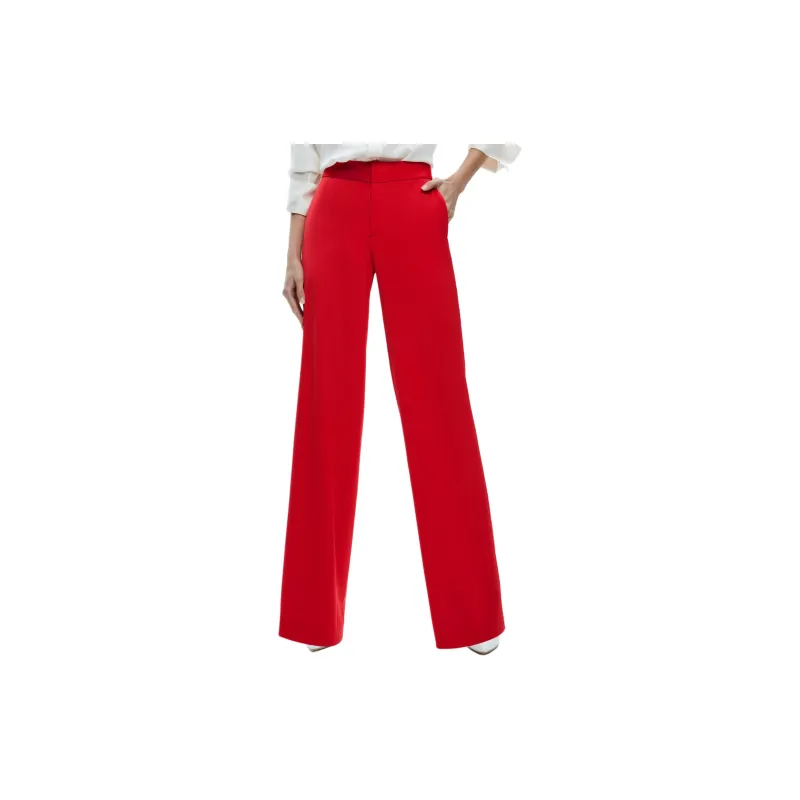 ALICE+OLIVIA Calvin Wide leg Tailored Trousers-4