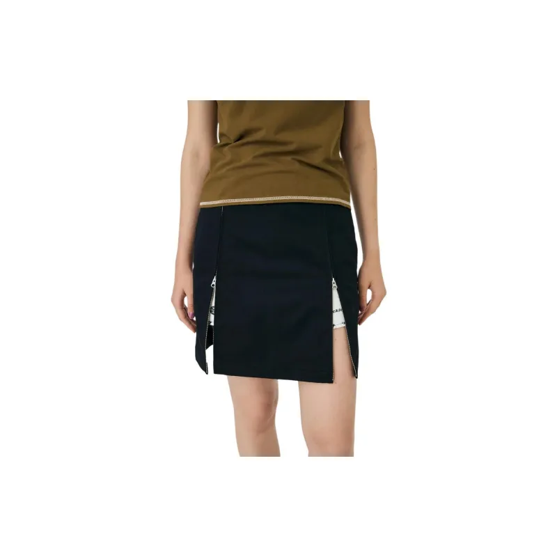Moussy X Dickies MOUSSY Collaboration Casual Short Skirts Women's Black-2