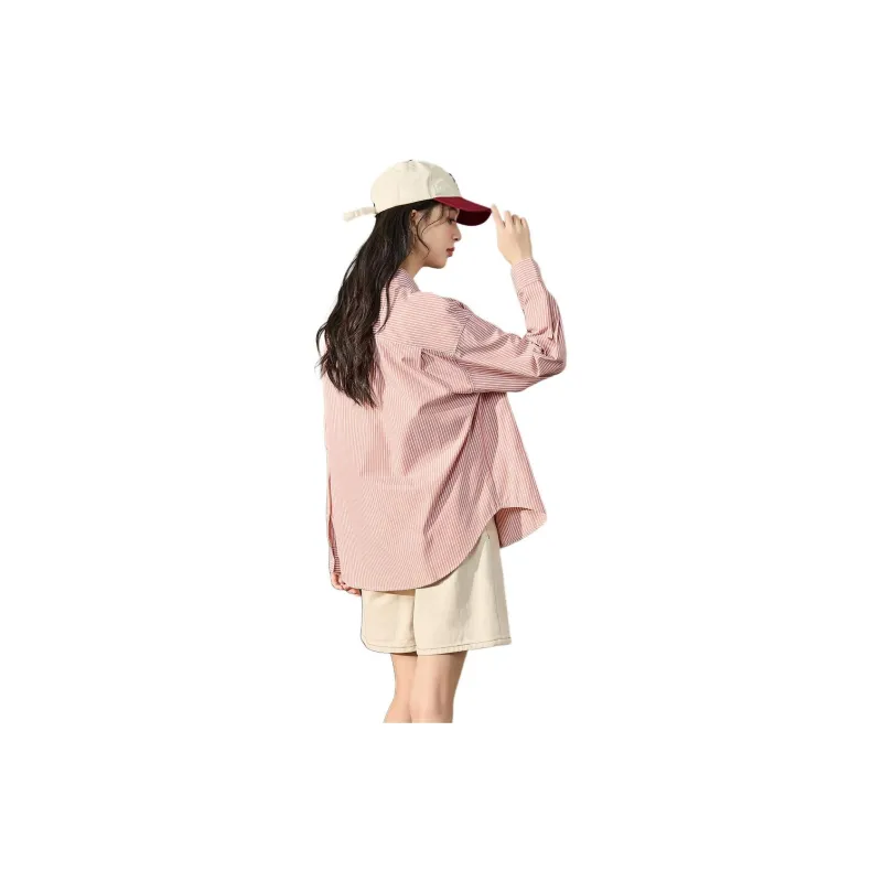 Tonlion Shirt Women's Crimson Tea-3