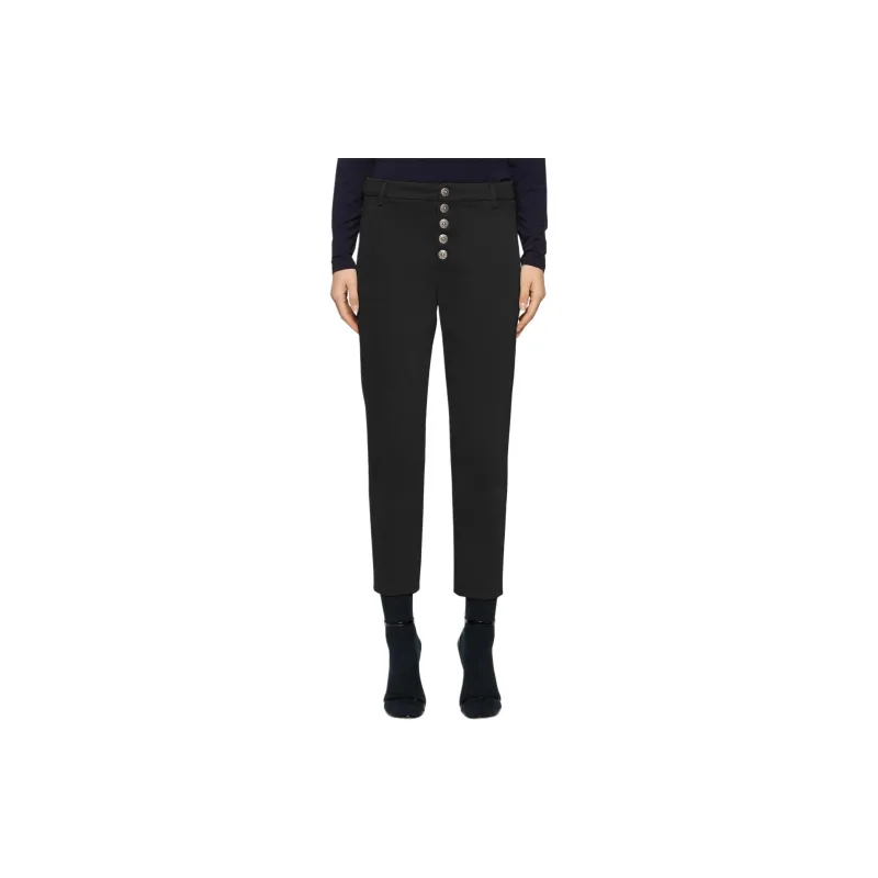 Dondup Nima Logo plaque Trousers-2