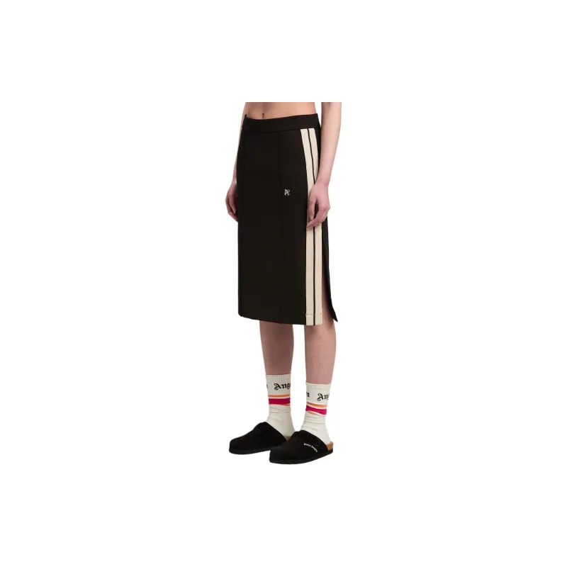 PALM ANGELS Monogram Midi Skirt-3