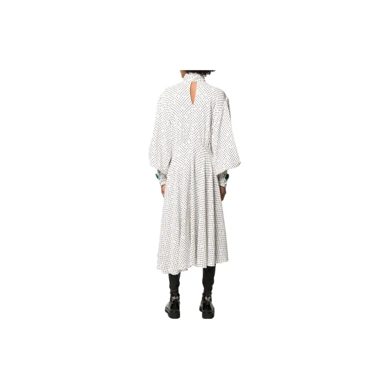 Christopher Kane Long-Sleeved Dresses Women's White-2