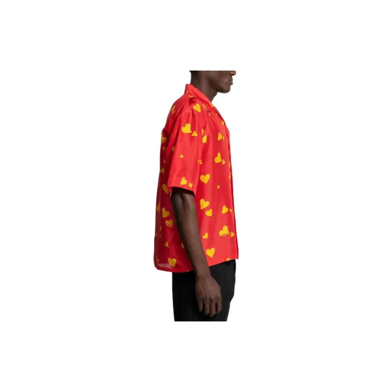 MARNI Shirts Men Orange Red-2