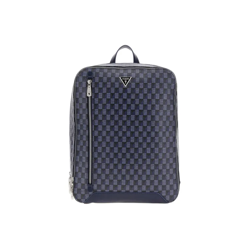 GUESS Polyurethane Backpack Men's Blue-0