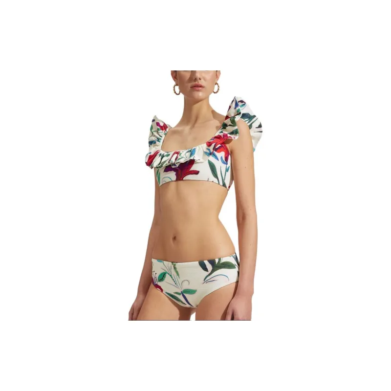 La DOUBLEJ. Ruffle Bikini Top Bikini Women's Multicolor-3