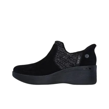 Martha Stewart x Skechers Slip Ins Cushioned Slip-Resistant Low-Top Casual Shoes Women's Black