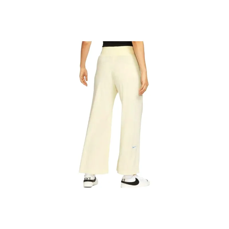 Nike Women'ss Letter Print Straight Leg Pants 'Light Khaki'-4
