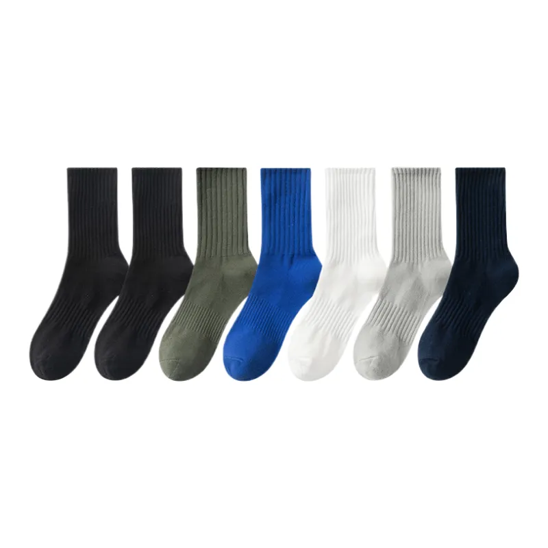 Lan Miao Mid Calf Socks Men's 7 Pack-10