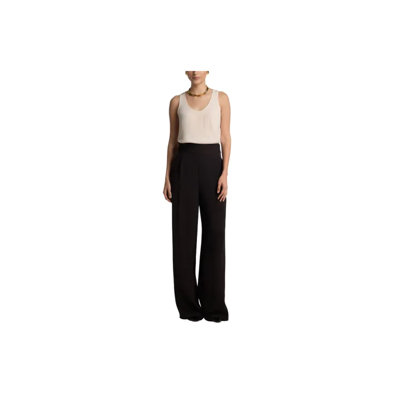 St. John Scoop-neck Silk Vest Top-1