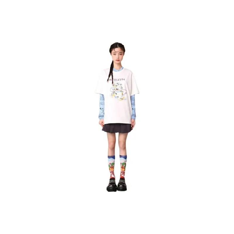 MUKZIN T-Shirts Women's White-1