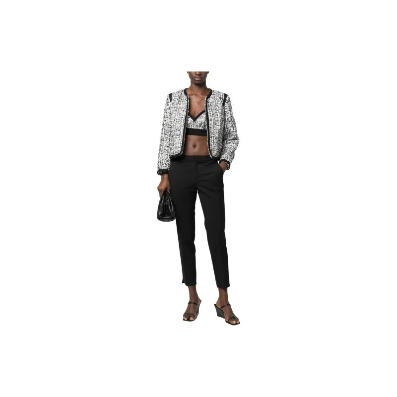 Sandro Jackets Women's Black/White-1