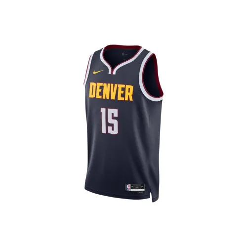 Nba X Nike Nuggets Basketball Jerseys Unisex Dark Blue