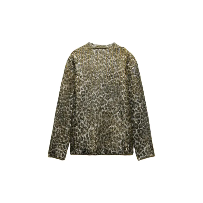 ZARA Knitwear Women's Leopard Print-1
